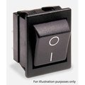 Arcoelectric Rocker Switch, Dp4T, On-On, Momentary, 10A, 24Vdc, Quick Connect Terminal, Rocker Actuator, Panel C1561AABB